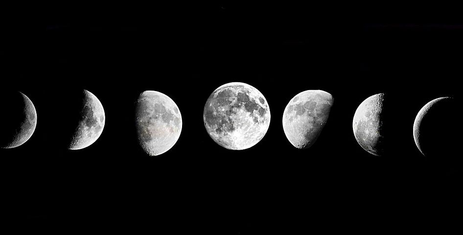 Les différentes faces de la Lune